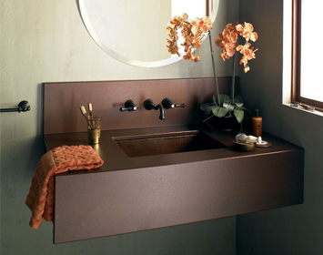 Bathroom Vanity Tops Custom, Custom Vanity Top With Integrated Sink