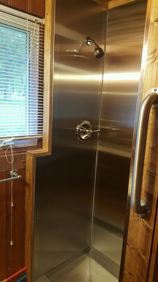 Stainless Steel Shower Enclosures and Pans Frigo Design